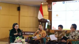 Arahan Kemendagri kepada Pemerintah Provinsi Daerah Istimewa Yogyakarta dalam Musrenbang Rencana Kerja Pemerintah Daerah (RKPD) DIY Tahun 2024 yang berlangsung di Gedung Pracimosono Kepatihan DIY. (Jumat, 7/4/2023) 
