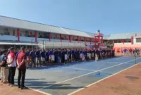 302 Warga Binaan Lapas Cianjur Ikuti Apel Gabungan, (Sabtu, 8/4/2023)