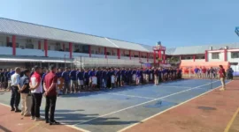 302 Warga Binaan Lapas Cianjur Ikuti Apel Gabungan, (Sabtu, 8/4/2023) 