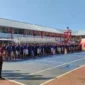 302 Warga Binaan Lapas Cianjur Ikuti Apel Gabungan, (Sabtu, 8/4/2023) 
