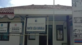 Kantor Desa Sukaraja Yang Berada di Kecamatan Warunggunung, Kabupaten Lebak, Provinsi Banten, (Minggu, 9/4/2023) 