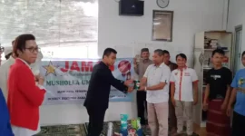 JAMAN Peduli warga DKI Jakarta Dengan membagikan paket Ramadhan, (Minggu, 9/4/2023) 