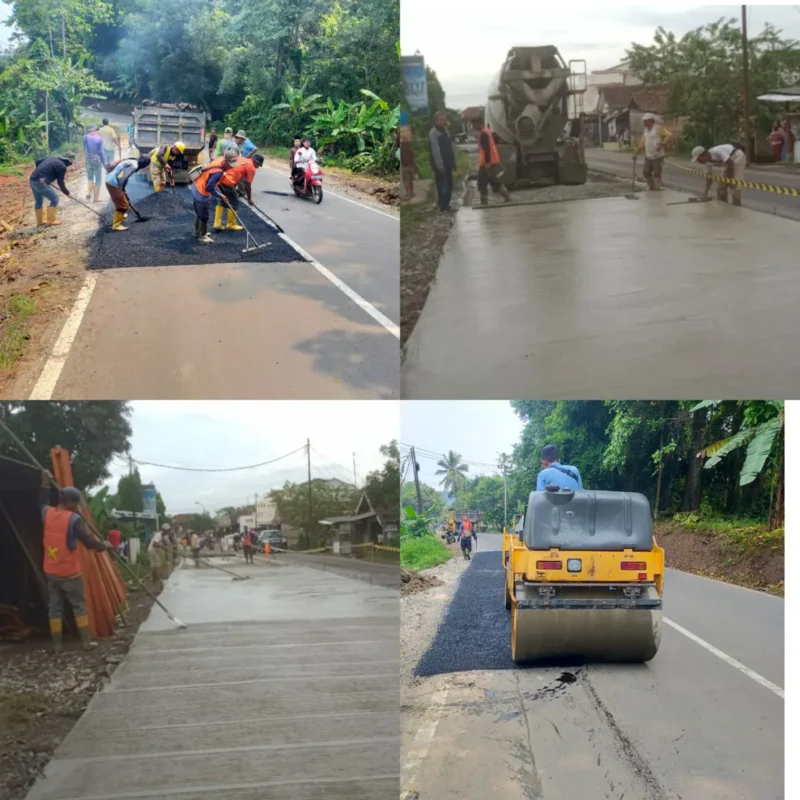 Dinas PUPR Lebak Kebut Pembangunan Jalan Menjelang Lebaran Idul Fitri 1444 H, (Rabu, 12/4/2023) 