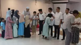 Keterangan foto : Civitas Akademika Universitas Tangerang Raya (Untara), bertempat diaula Kampus Untara Komplek Sudirman Indah Tigaraksa Kabupaten Tangerang. Kamis (13/04/2023).