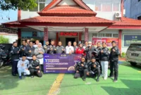 Bapas Cirebon ikuti touring Pemasyarakatan Peduli ke-59 2023 untuk memperingati Hari Bhakti Pemasyarakatan, (Jumat, 14/4/2023)