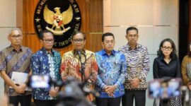 Keterangan foto : Menteri Koordinator bidang Politik, Hukum, dan Keamanan (Menko Polhukam), Mahfud MD, Jumat (14/4/2023)