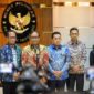 Keterangan foto : Menteri Koordinator bidang Politik, Hukum, dan Keamanan (Menko Polhukam), Mahfud MD, Jumat (14/4/2023)