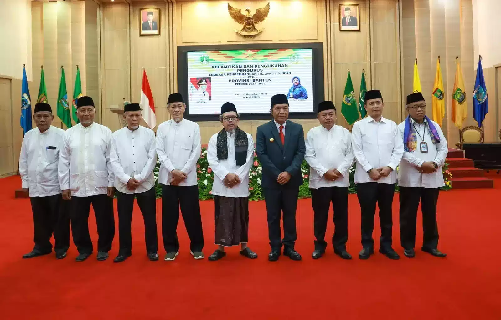 Pj Gubernur Banten Lantik Pengurus LPTQ Provinsi Banten Periode 2023-2028 I Teras Media