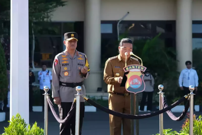 Keterangan foto : Kapolda Banten, Irjen Pol Rudy Adi Nugroho, Senin (17/4/2023)
