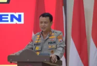 Polda Banten Arahkan Fokus pada jalur mudik pelabuhan Ciwandan agar dapat mengurai kemacetan, (Selasa, 18/4/2023) 