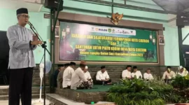 Kepala Lembaga Pemasyarakatan Cirebon Gelas aksi sosial santuni anak  yatim serta tarawih bersama Forkomimda dan kodim kota Cirebon, (Rabu, 19/4/2023) 