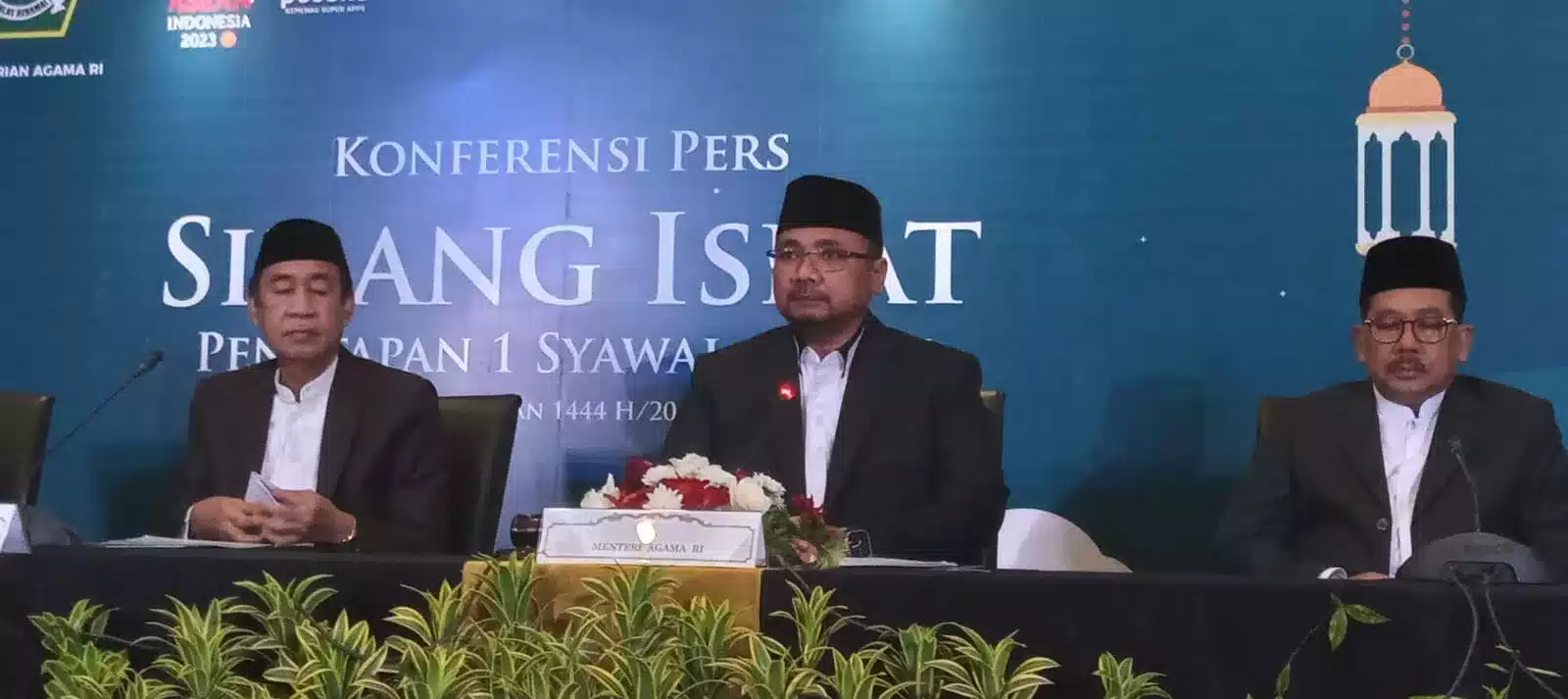 Tok, Kemenag Tetapkan Idul Fitri Sabtu 22 April 2023 I Teras Media