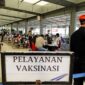Keterangan foto : Stasiun Senen dan Gambir, Kamis (27/4/2023)