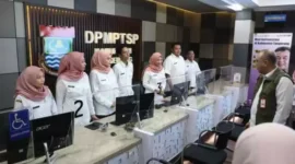 Foto: Bupati Tangerang Ahmed Zaki Iskandar sidak ke Setiap Kantor Pemerintahan Pasca Libur Lebaran idul Fitri 1444 H, Rabu (26/4).