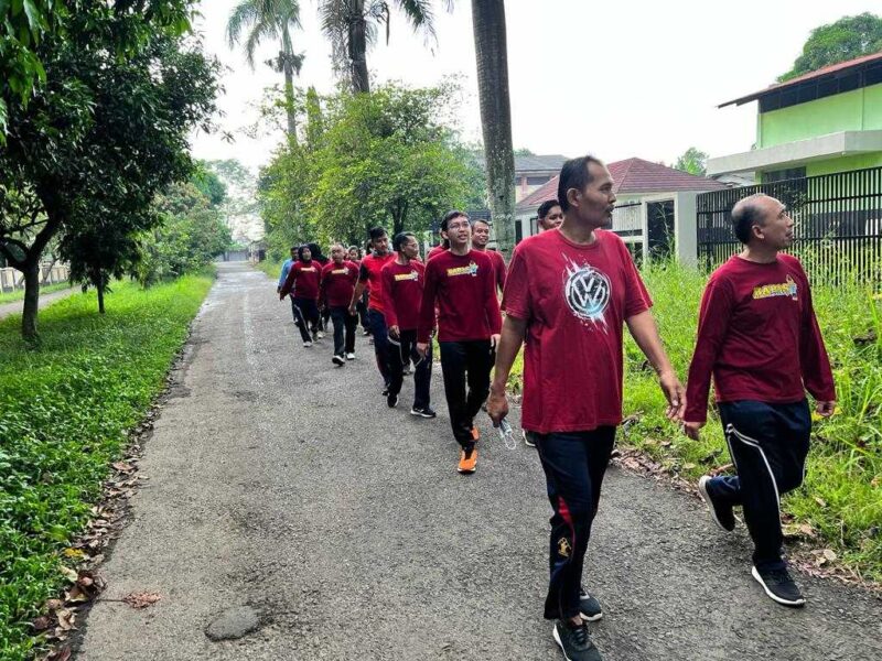 Olahraga Pagi pegawai Bapas subang pasca Idul Fitri 1444 H, (Jumat, 28/4/2023) 