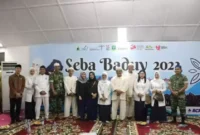 Kapolres Lebak Polda Banten AKBP Wiwin Setiawan, SIK, MH didampingi Ibu Ketua Bhayangkari Cabang Lebak Ny. Wiwin Setiawan menghadiri Rangkaian Acara Seba Baduy 2023 di Pendopo Kabupaten Lebak, Sabtu,(29/4/2023)