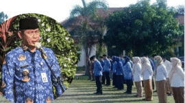 Keterangan Foto: Apel Terakhir Menjelang Libur Idul Fitri 1444 Hijriyah, Senin, (17/4)./Doc.Ardi