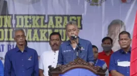 Keterangan foto : Ketua Umum Partai Prima, Agus Jabo, Sabtu (1/4/2023)