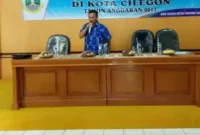 Keterangan foto : Anggota DPRD Banten dari Partai Demokrat, Yoyon Sujana, Senin (11/4/2023)
