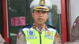 Keterangan foto : Kepala Satuan Lalu Lintas (Kasat Lantas) Polresta Tangerang Kompol Fikri Ardiansyah, Selasa (12/4/2023)