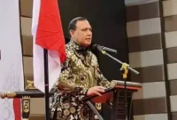 Keterangan foto : Ketua Komisi Pemberantasan Korupsi (KPK) Firli Bahuri, Jumat (21/4/2023)