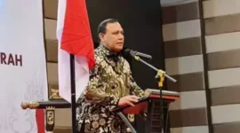 Keterangan foto : Ketua Komisi Pemberantasan Korupsi (KPK) Firli Bahuri, Jumat (21/4/2023)