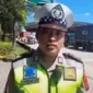 Keterangan foto : Personil Satlantas Polresta Tangerang saat pengamanan lalu lintas di Tol Cikupa, Kamis (27/4/2023)