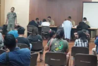 Foto; Pendataan PSK Saat Diamankan Satpol PP Kabupaten Tangerang.