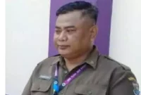 Keterangan Foto: Komandan Regu (Danru) Trantibum dan Linmas Kecamatan Sukadiri, Ubay Bairudin.