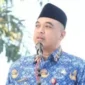 Bupati Zaki memberikan amanat upacara hari kesadaran nasional tingkat Kabupaten Tangerang di Lapangan Maulana Yudha Negara, Puspemkab. Tangerang Senin (17/4/23).