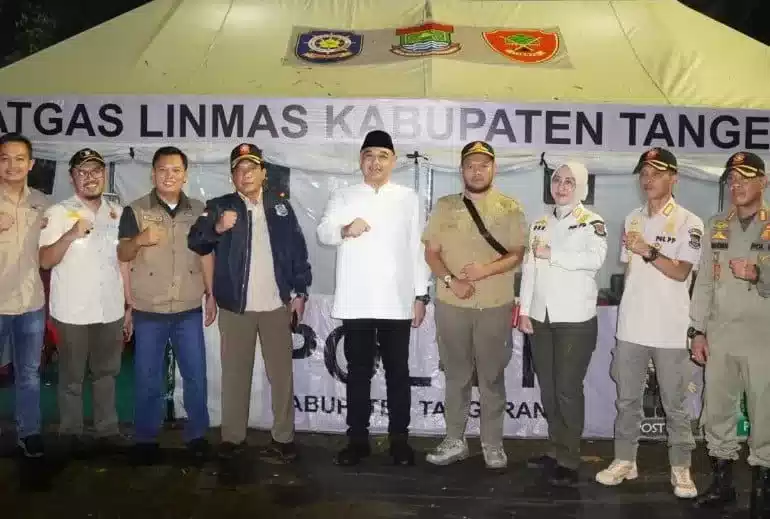 Satpol PP Kabupaten Tangerang Bentuk Pos Terpadu Satgas Linmas di Hari Cuti Lebaran  I Teras Media