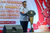 Kepala Kantor Wilayah Hukum dan HAM, R. Andika Dwi Prasetya, (Jumat, 7/4/2023)