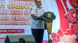 Kepala Kantor Wilayah Hukum dan HAM, R. Andika Dwi Prasetya, (Jumat, 7/4/2023) 