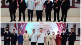 Kepala Kantor Wilayah Kementerian Hukum dan Hak Asasi Manusia Jawa Barat R. Andika Dwi Prasetya ambil sumpah dan lantik 3 Pejabat Penyidik Pegawai Negeri Sipil dan 7 Notaris Pengganti. Pada hari ini, Kamis (06/04/23) yang bertempat di Aula Soepomo, (Kamis, 6/4/2023) 