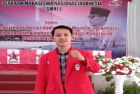 Keterangan foto : Mantan Ketua GMNI Provinsi Banten, Indra Patiwara, Senin, (12/4/2023)
