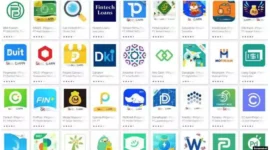 Gambar Pinjaman Online Yang semakin marak di Google PlayStore dan Mudah Untuk di download, (Sabtu, 8/4/2023) 