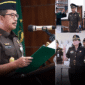 Pelantikan dan Pengambilan Sumpah dan Serah Terima Jabatan Pejabat Eselon Ill di Wilayah Kejaksaan Tinggi Banten. Kamis (6/4).