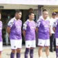 Bupati Tangerang Ahmed Zaki Iskandar bersama Wakil Bupati, Kapolresta Tangerang, Dandim 0510 Tigaraksa dan Sekda menggelar pertandingan sepakbola melawan buruh.