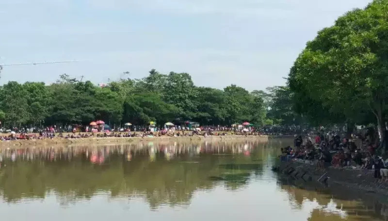 Foto: Pemkab Tangerang menggelar lomba Mancing Bersama di Hari Buruh./doc.setda.