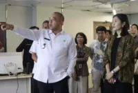 Keterangan Foto: Kunjungan study visit dari delegasi Korea International Cooperation Agency (KOICA) di Ruang Rapat Solear Gedung Bupati Tangerang pada Rabu, (10/5/23).