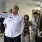 Keterangan Foto: Kunjungan study visit dari delegasi Korea International Cooperation Agency (KOICA) di Ruang Rapat Solear Gedung Bupati Tangerang pada Rabu, (10/5/23).