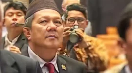 Keterangan foto : Anggota Komisi II DPR RI asal Daerah Pemilihan Provinsi Kalimantan Selatan II Difriadi menanggapi pidato Menteri Keuangan (Menkeu) RI, Sri Mulyani, Jumat (19/5/2023)