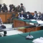 Keterangan foto : Mantan Kapolda Sumatera Barat Irjen Teddy Minahasa hari ini sedang menghadapi sidang vonis atas tuntutan hukuman mati di kasus penyalahgunaan narkotika di PN Jakbar, Selasa (8/5/2023)