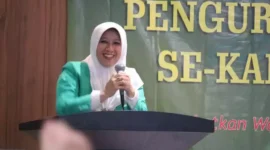 Ketua Fatayat NU Majalengka Upiq Rofiqoh bersyukur.