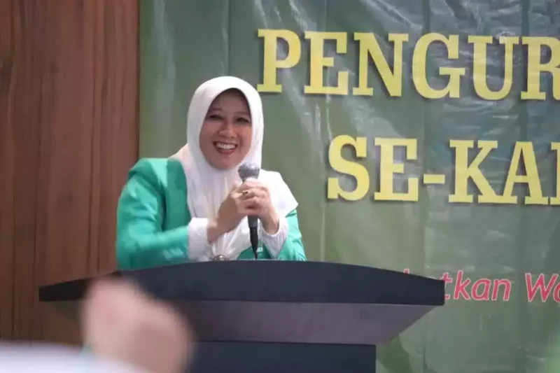 Ketua Fatayat NU Majalengka Upiq Rofiqoh bersyukur.