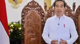 Presiden Joko Widodo mengucapkan Selamat Hari Buruh Internasional 2023,(Selasa,2/5/2023) 
