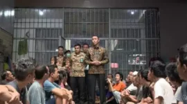 Keterangan foto : Karutan Cipinang Ali Sukarno mengatakan pernyataan actor Tyo Pakusadewo di akun youtube Kuya TV soal bandar keliling dan bisnis di balik penjara atau lapas, Senin (1/5/2023)