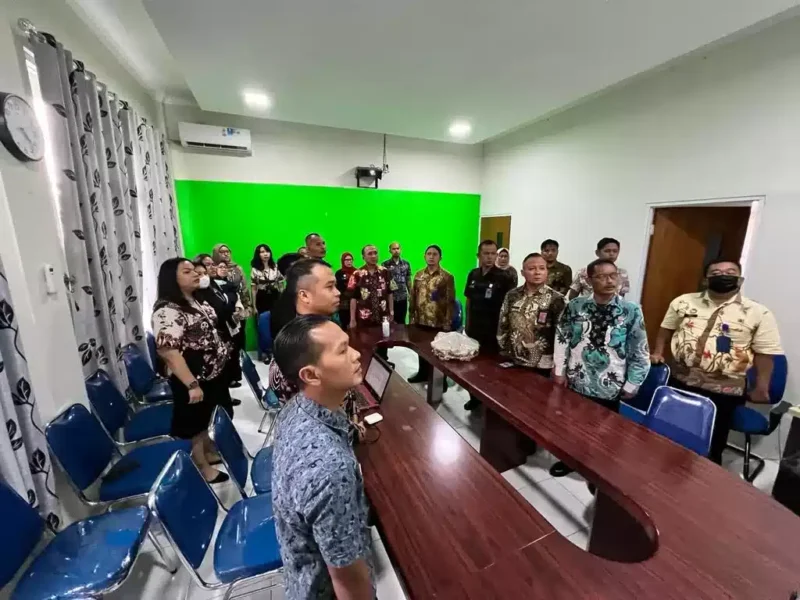 Kabapas Subang Kanwilkumham Jabar Ikuti Syukuran Hari Bakti Pemasyarakatan Ke 59,(Rabu, 3/5/2023) 