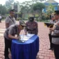Keterangan foto : Kapolres Lebak Polda Banten AKBP Wiwin Setiawan memimpin Upacara Serah Terima Jabatan (Sertijab) Kabag SDM Polres Lebak dan Kapolsek Warunggunung, Rabu (3/5/2023)