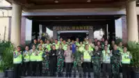 Kapolda Banten Bersama Korem 064/MY Guyub Sambangi Polsek dan Koramil I Teras Media